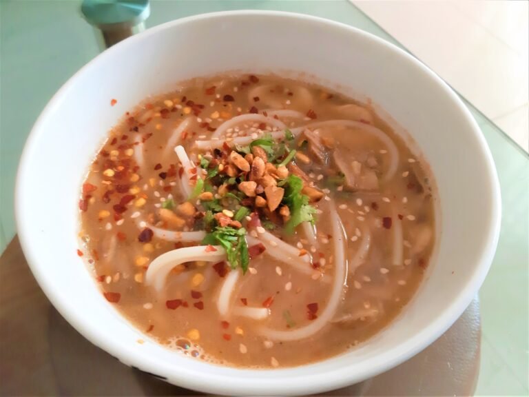 Vegan Thai Peanut Satay Ramen: Day 2 Soup 1